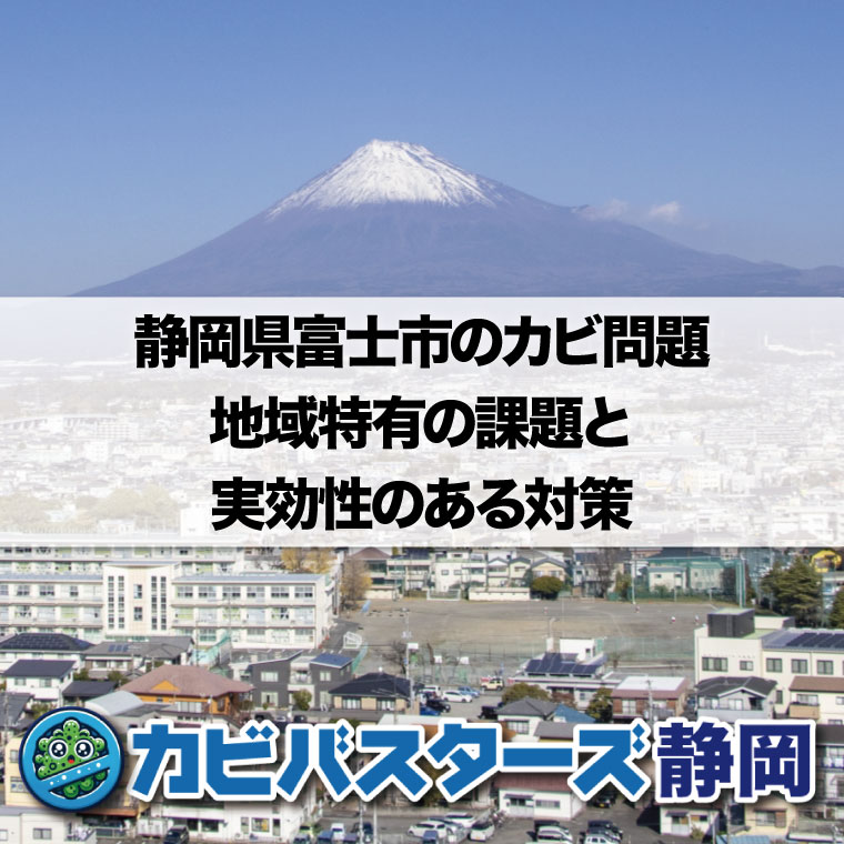 富士市のカビ問題：地域特有の課題と実効性のある対策はカビバスターズ静岡