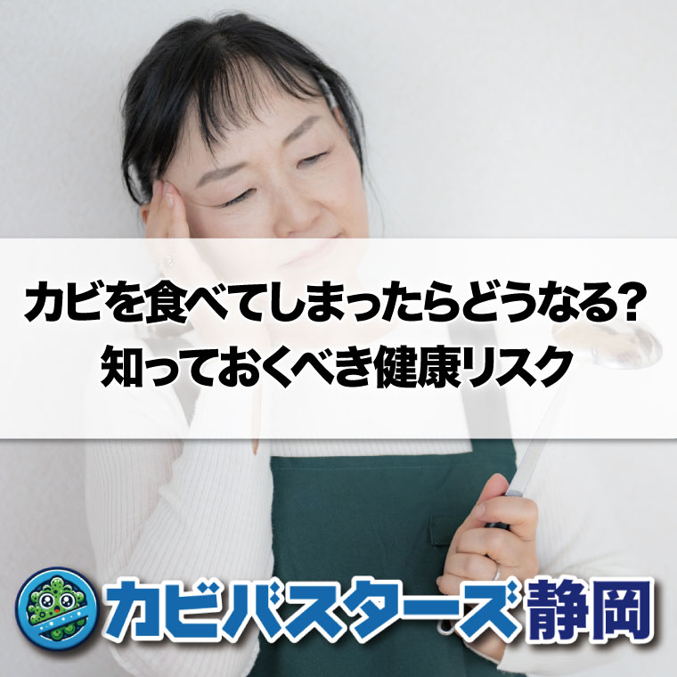 カビを食べてしまったらどうなる？知っておくべき健康リスクはカビバスターズ静岡