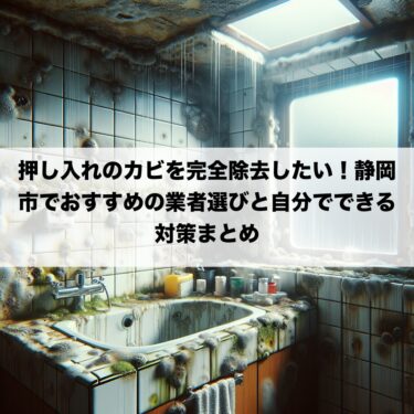 押し入れのカビを完全除去したい！静岡市でおすすめの業者選びと自分でできる対策まとめ