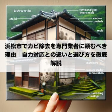 浜松市でカビ除去を専門業者に頼むべき理由｜自力対応との違いと選び方を徹底解説