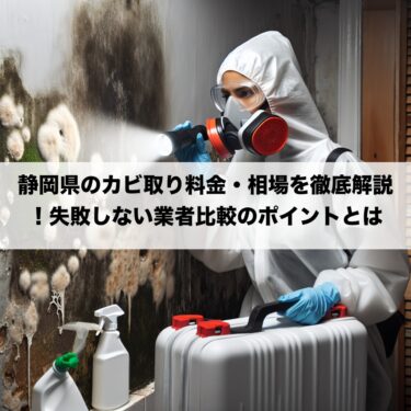 静岡県のカビ取り料金・相場を徹底解説！失敗しない業者比較のポイントとは