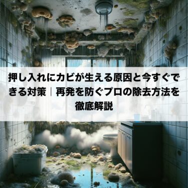 押し入れにカビが生える原因と今すぐできる対策｜再発を防ぐプロの除去方法を徹底解説