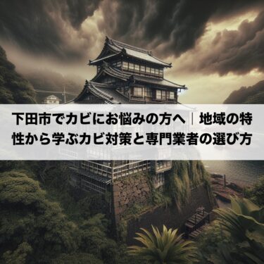 下田市でカビにお悩みの方へ｜地域の特性から学ぶカビ対策と専門業者の選び方