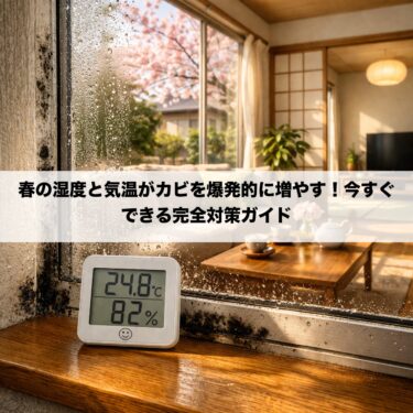 春の湿度と気温がカビを爆発的に増やす！今すぐできる完全対策ガイド