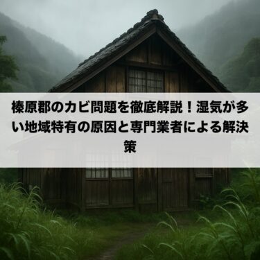 榛原郡のカビ問題を徹底解説！湿気が多い地域特有の原因と専門業者による解決策