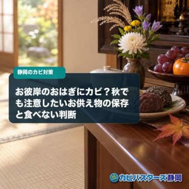 お彼岸のおはぎにカビ？秋でも注意したいお供え物の保存と食べない判断