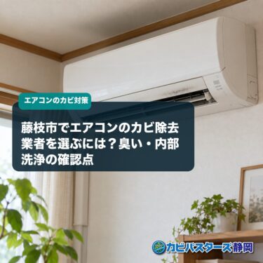 藤枝市でエアコンのカビ除去業者を選ぶには？臭い・内部洗浄の確認点