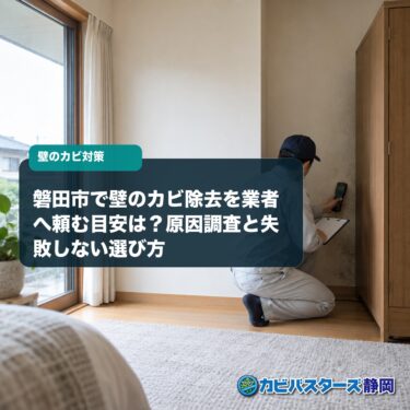 磐田市で壁のカビ除去を業者へ頼む目安は？原因調査と失敗しない選び方