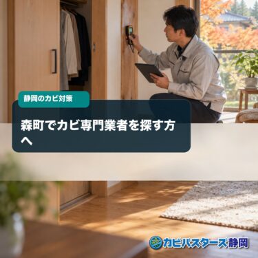 森町でカビ専門業者を探す方へ｜調査・除去・再発原因を見極める選び方