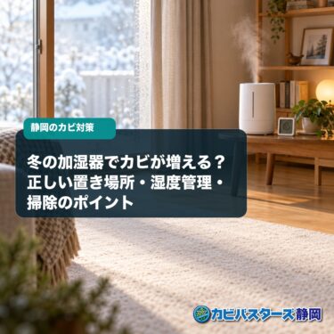 冬の加湿器でカビが増える？正しい置き場所・湿度管理・掃除のポイント